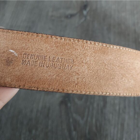 Genuine Leather Belt 35" Long - Picture 4 of 6